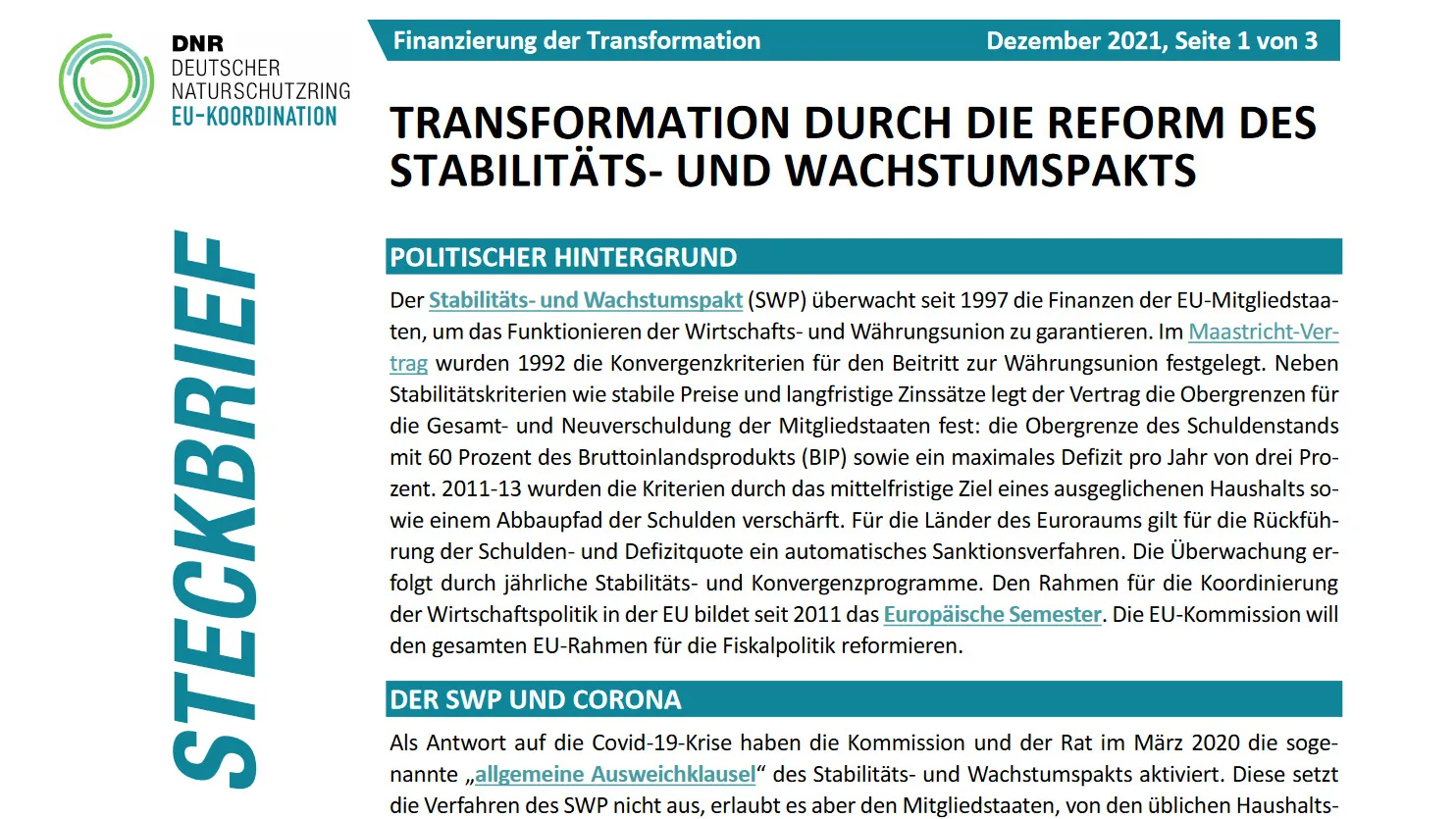 Steckbrief